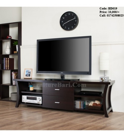 Wooden Modern TV Trolley HD019 Online Furniture Shopping In Bangladesh